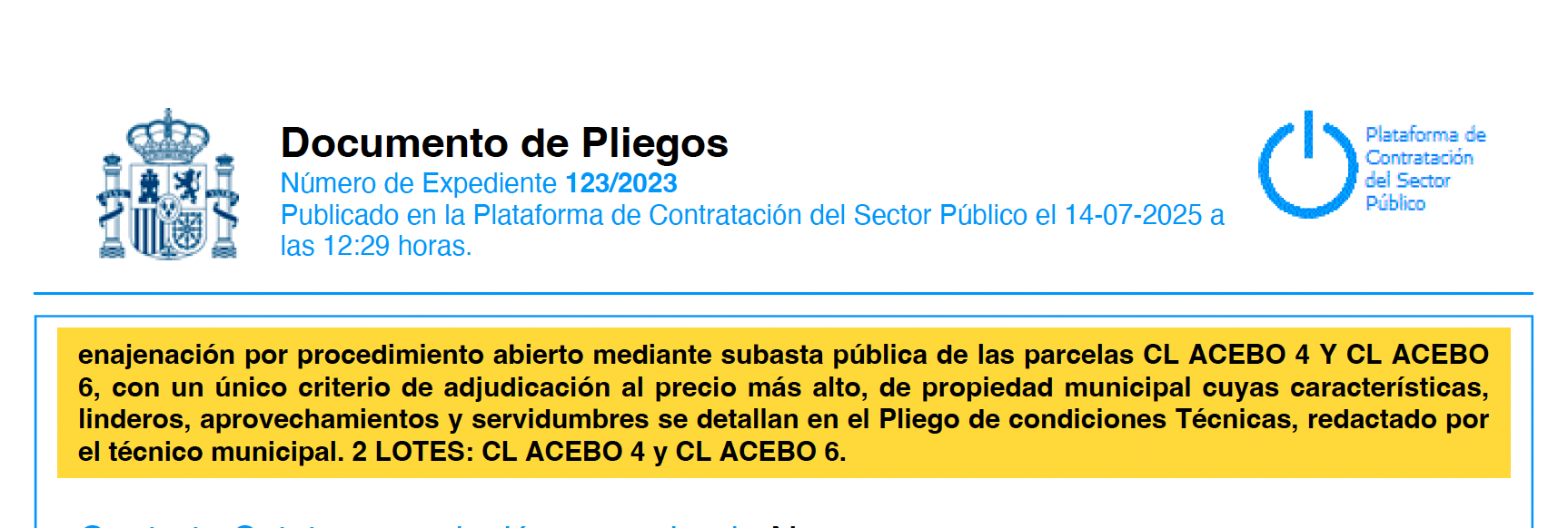 Cabecera